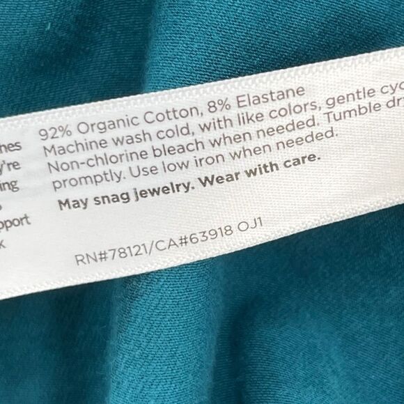 Eileen Fisher Traceable Organic Cotton Jersey Jewel Neck Top Medium M - Picture 10 of 10